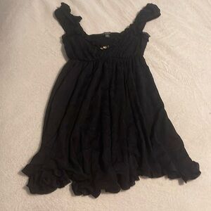Xxxs black babydoll dress